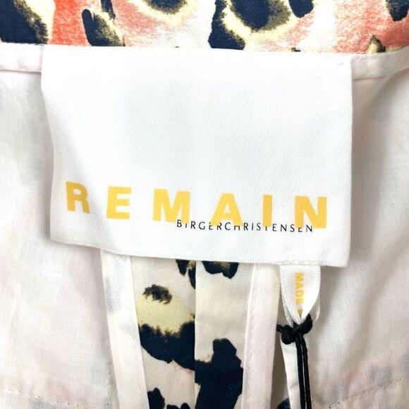 NWT Remain Birger Christensen Camille Loose Fit Drawstring Leopard Shorts - Picture 8 of 12